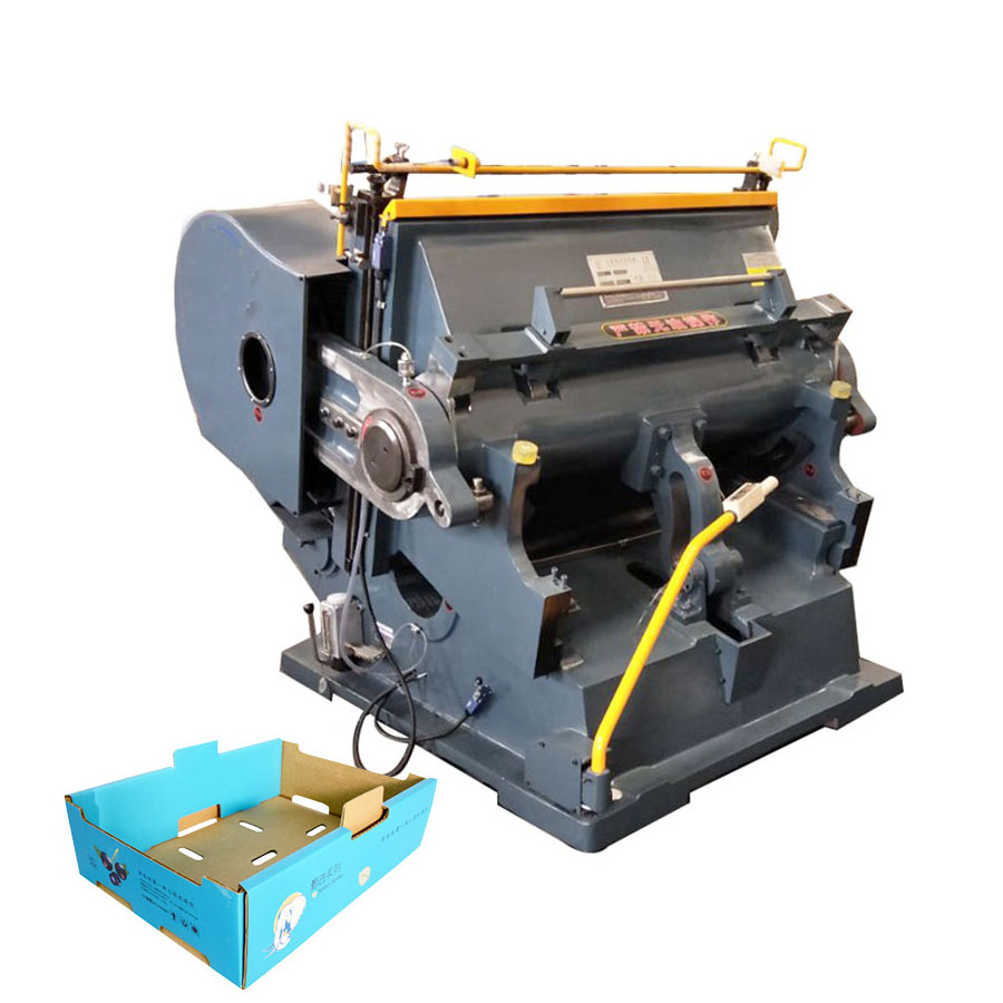 Industrial Carton Paper Die Cutting And Creasing Machine /corrugated cardboard box making machine