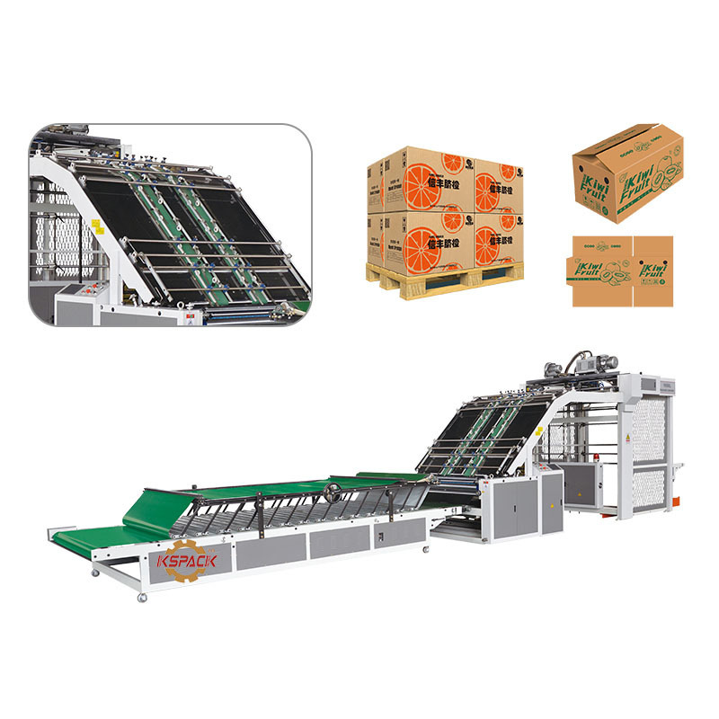 Full Automatic Flute Laminating Machine/corrugated Carton Lamination Machine/high Speed Litho Flute Laminator