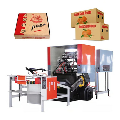 Industrial Carton Paper Die Cutting And Creasing Machine /corrugated cardboard box making machine