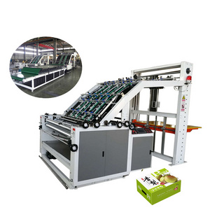 Full Automatic Flute Laminating Machine/corrugated Carton Lamination Machine/high Speed Litho Flute Laminator