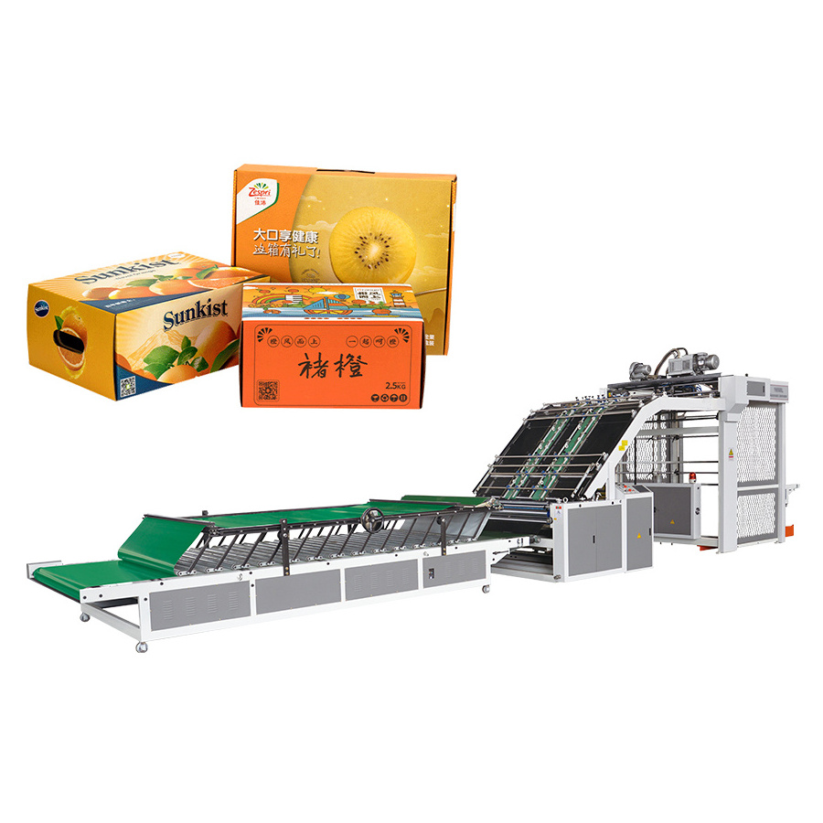 Full Automatic Flute Laminating Machine/corrugated Carton Lamination Machine/high Speed Litho Flute Laminator