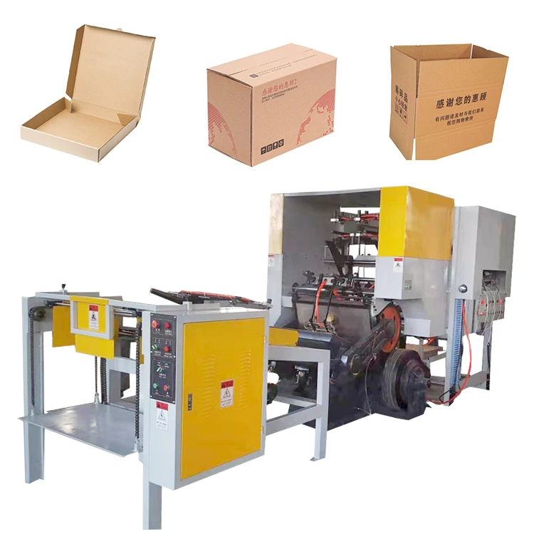 Industrial Carton Paper Die Cutting And Creasing Machine /corrugated cardboard box making machine