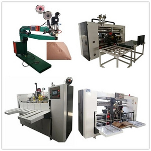 Chinese Factory Direct Sales Semi-automatic Corrugated Box Stapling Machine Cardboard Stitching Making Machine