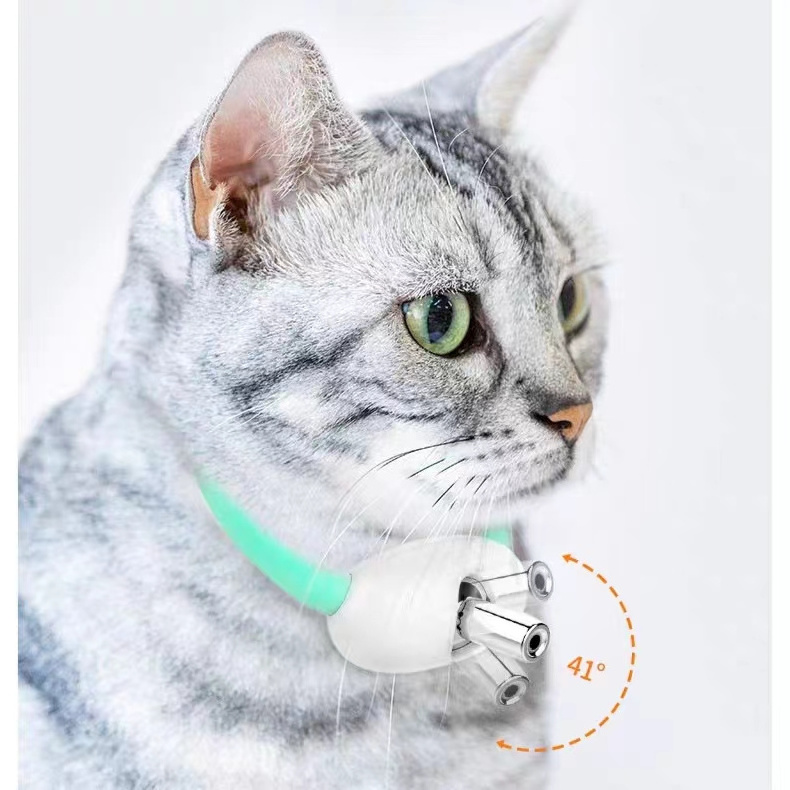 Factory direct infrared intelligent cat teaser automatic cat teasing collar laser pen boredom collar teasing cat toys