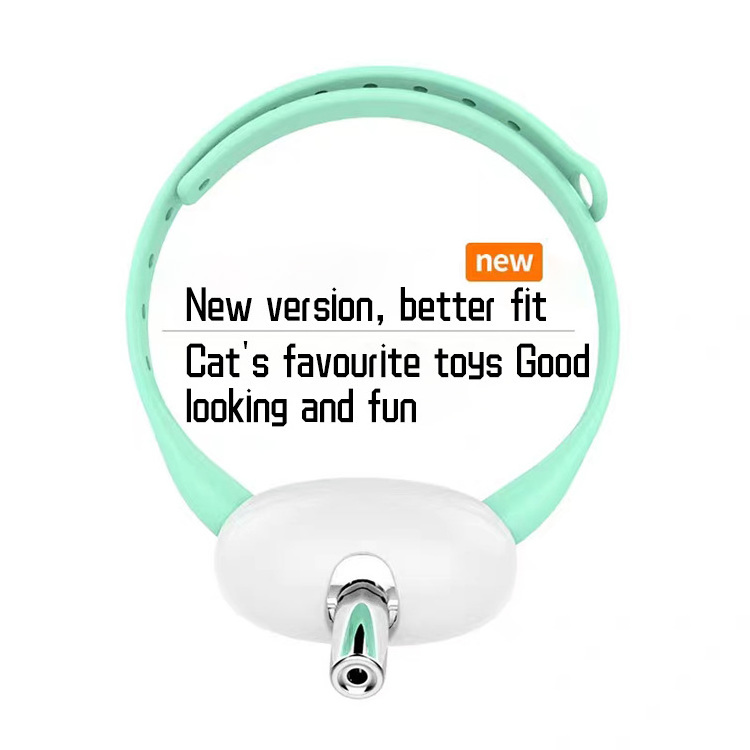 Factory direct infrared intelligent cat teaser automatic cat teasing collar laser pen boredom collar teasing cat toys