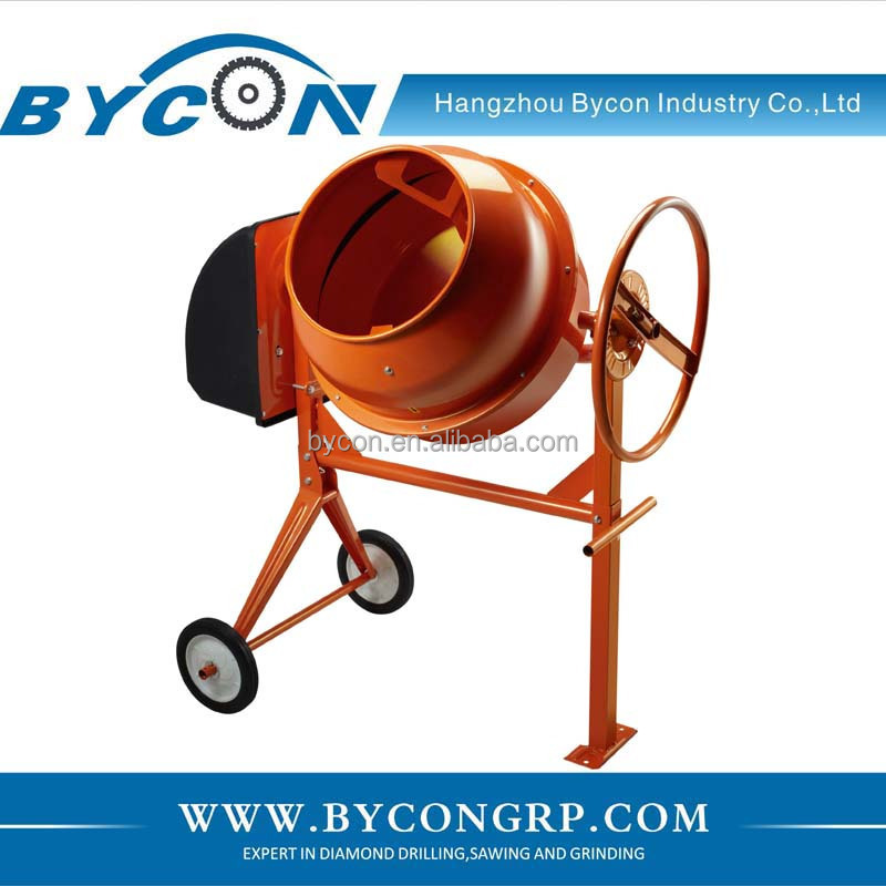 BC-160 160L Mini Electric Motor belle concrete mixer with manual handle