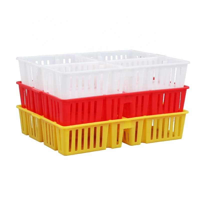 China Factory Wholesale Price Perforated Stack Nest Plastic Chick Box for broiler chicken