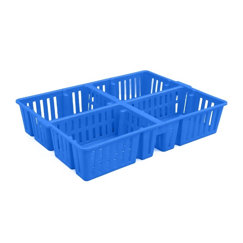 China Factory Wholesale Price Perforated Stack Nest Plastic Chick Box for broiler chicken