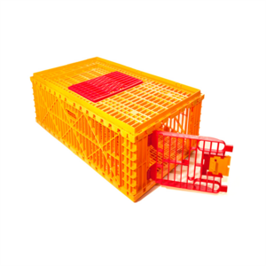 97  x 58  x 27 cm Easy-to-slide top and side doors Game poultry carrier crate / transport crate / carrying cage with two door