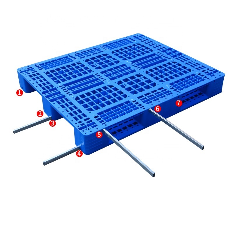 Wholesaler 3 runners 1200X1200 Plastic Euro Pallets Plastics 1200 X 1000 pallets for sale