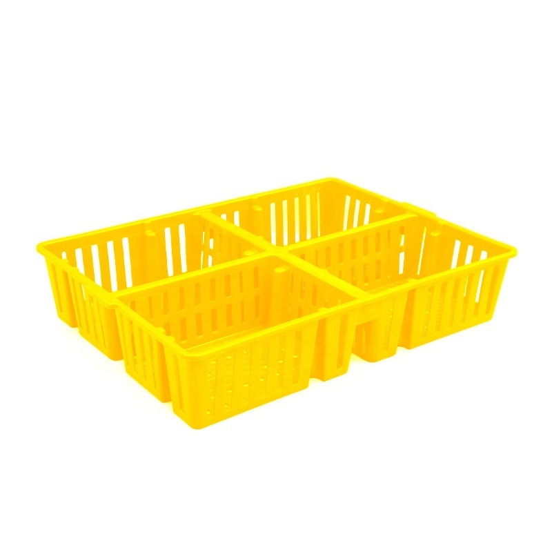 China Factory Wholesale Price Perforated Stack Nest Plastic Chick Box for broiler chicken