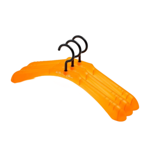 Wide-shouldered hangers orange 10 pieces home drying racks multi-clip hooks telescopic clothes socks storage racks