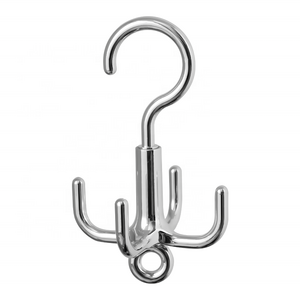 Multiple 360 degree rotating hooks clothes towel hook furniture hanger hook