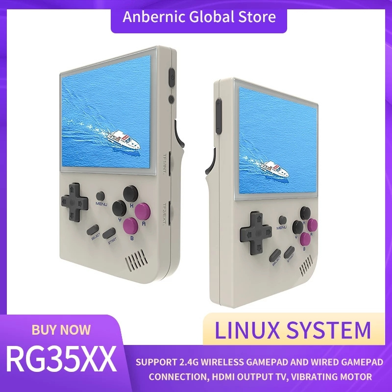 Anbernic Gaming Simulator Real Player 3.5 Inch Brick Handheld Retro Video Game Console Gameboy Rg35xx