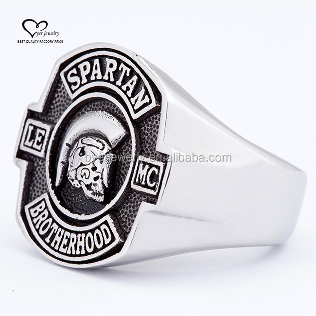 Custom 316 Stainless Steel Men Square Design Signet Ring Jewelry Wholesale