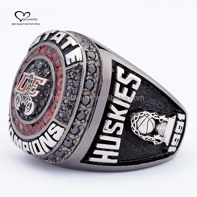 Custom Cheap Stainless Steel Jewelry Youth Football Baseball Championship Rings