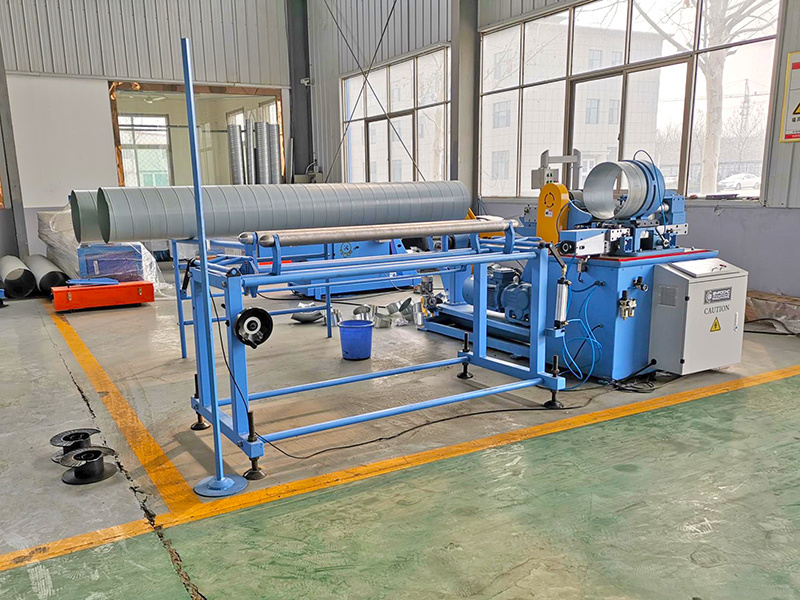 New Trend round sheet metal tube spiral round air duct making machine