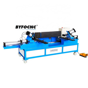 high quality BYFO brand HVAC HFJ-1250 pneumatic seam closing machine rectangular duct pittsburgh lock seam closer equipment.