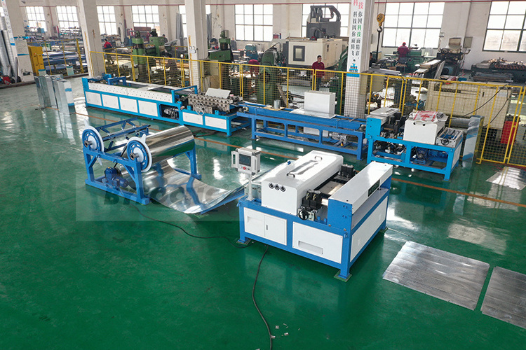 Air conditioner duct making machine HVAC air wind pipe manufacturing production line II