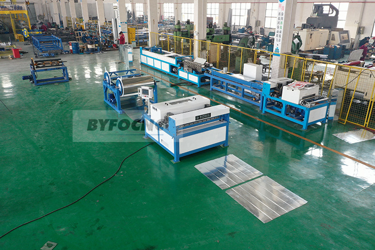 Air conditioner duct making machine HVAC air wind pipe manufacturing production line II