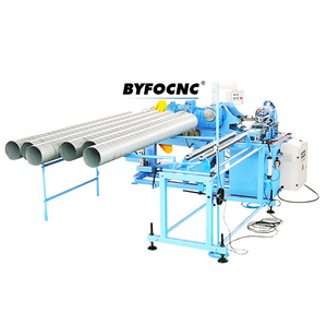 Automatic spiral air duct line spiro pipe making machine