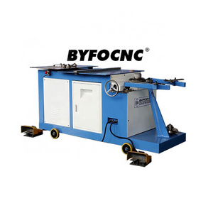 BYFO SS sheet air duct elbow forming machine electric round duct elbow machine spiral duct elbow forming machine