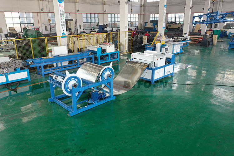 Air conditioner duct making machine HVAC air wind pipe manufacturing production line II