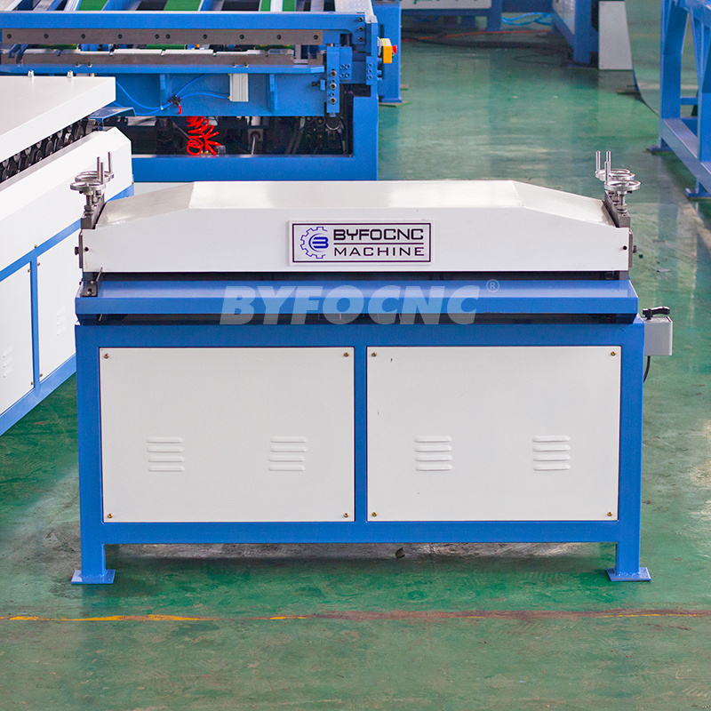 Sheet metal grooving bead machine