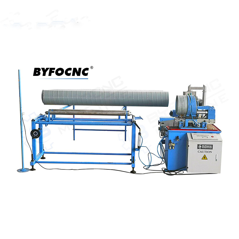 Ventilation hvac duct manufacturing equipment spiral tube making machine air pipe forming machine