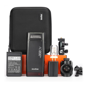 Godox AD200 Pro AD200Pro 200Ws 2.4G pocket Flash Strobe 1/8000 HSS 500 Full Power Flashes light