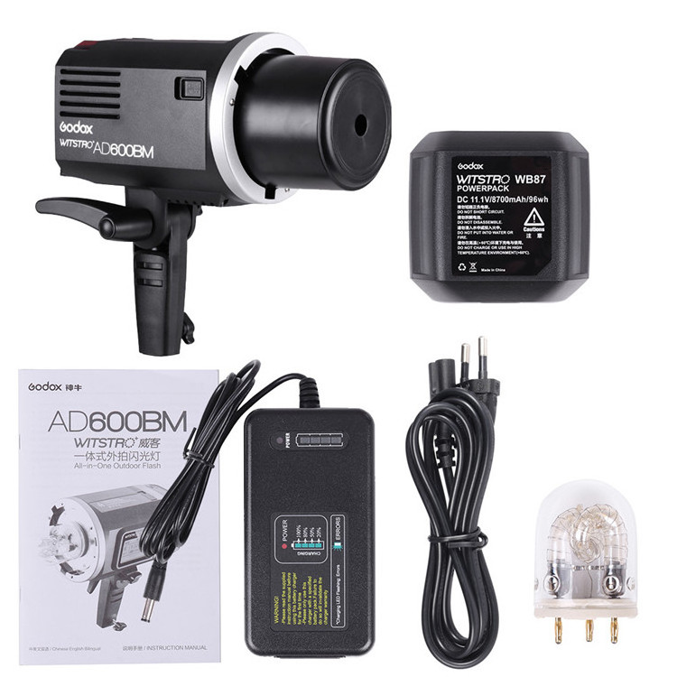 Godox AD600BM Portable 600W Studio Flash Light Wireless Bowens for DSLR & Phone Outdoor Photographic Lighting