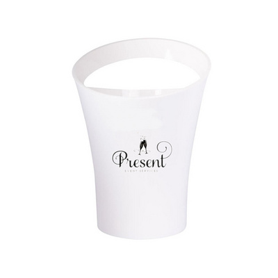 PP Plastic Drinks Container Custom Logo Wine Beer Champagne Ice Bucket for Party Night Club Hotel Ice Bucket Beverage Tub