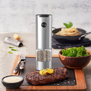 Factory Sell Gravity Electric Salt or Pepper Grinder Set Automatic Seasoning Salt and Pepper Spice Grinder