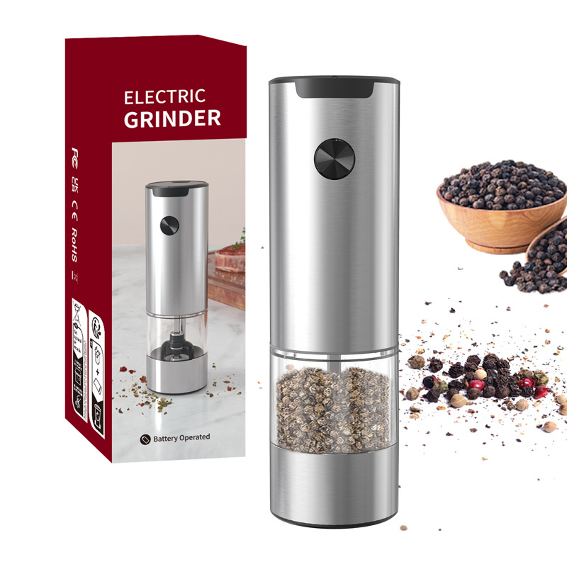 Factory Sell Gravity Electric Salt or Pepper Grinder Set Automatic Seasoning Salt and Pepper Spice Grinder