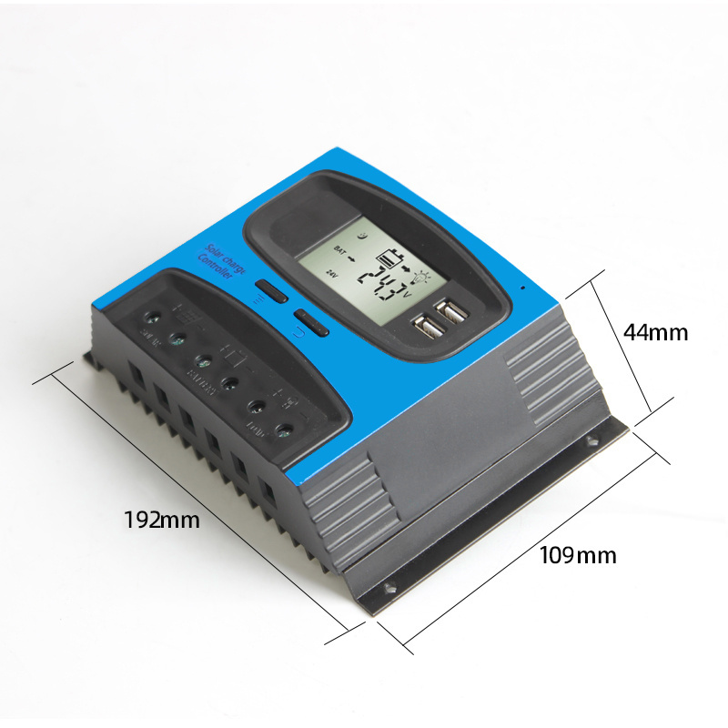 BYGD factory direct sale 40A solar charger controller 12v 24v pwm Solar photovoltaic power generation system controller