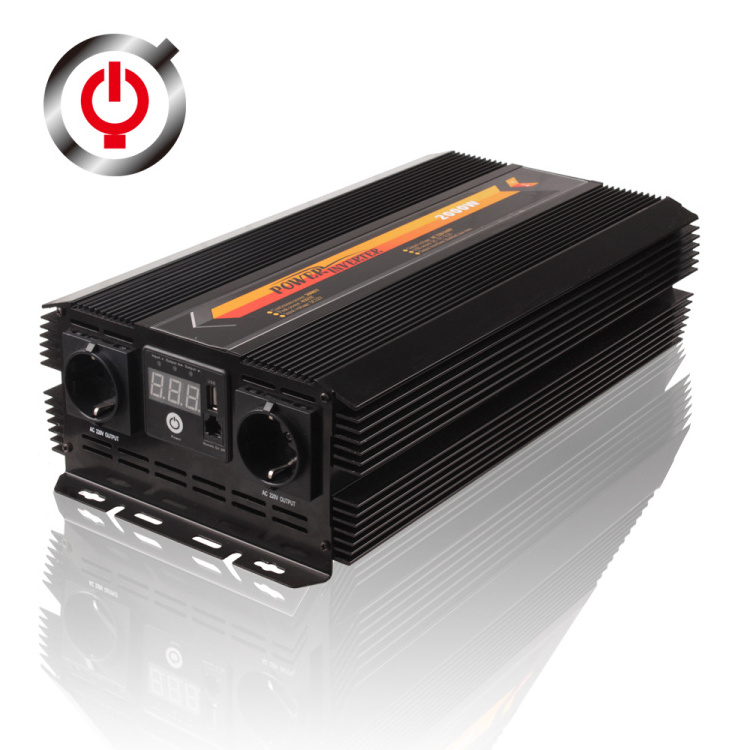 BYGD 2000WATTS 12V 24V 230V solar power system power inverter