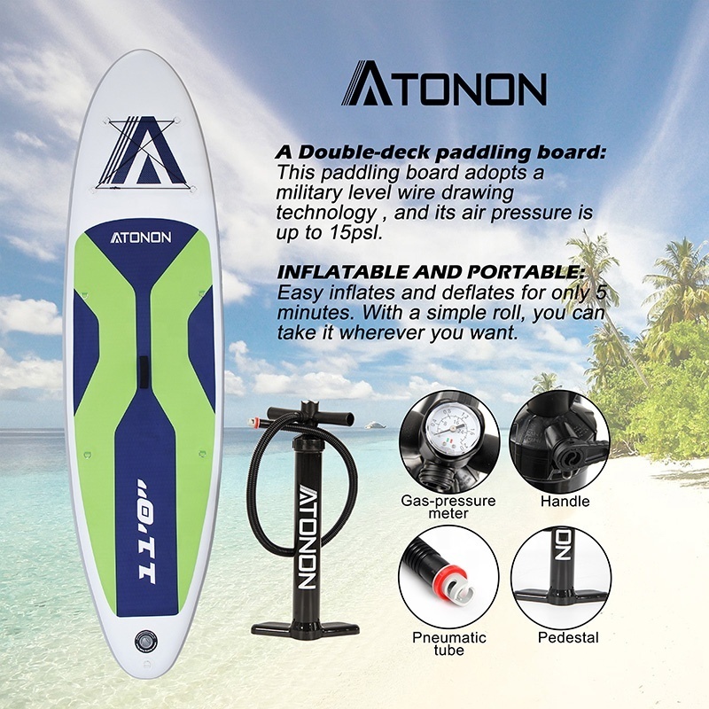 Atonon Stand Up Inflatable Paddle Board Surf Race sup Boards Inflatable ISUP In Stock