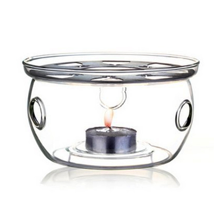 Wholesale handblown heat resistant small glass teapot with glass or stainless steel infuser