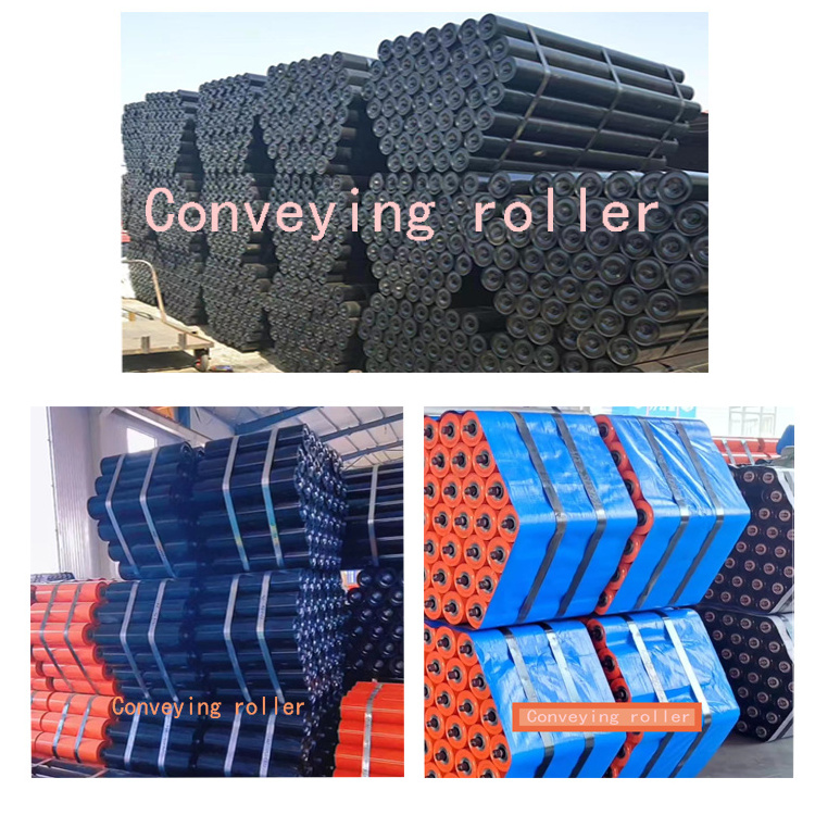 Diameter 108mm steel roller Conveyor return rollers  High quality mine conveyor rollers