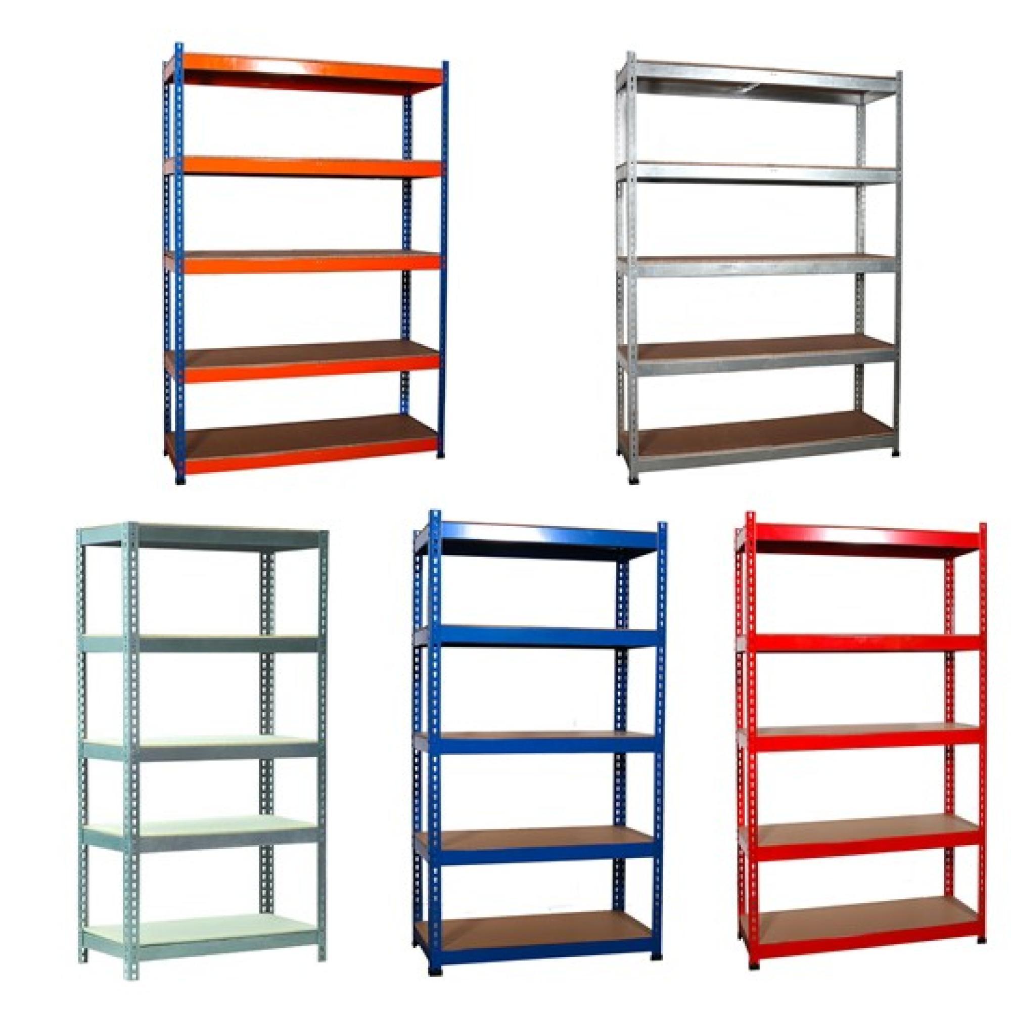 4 Tiers Heavy Duty Boltless Welded longspan Shelving Unit Storage rack