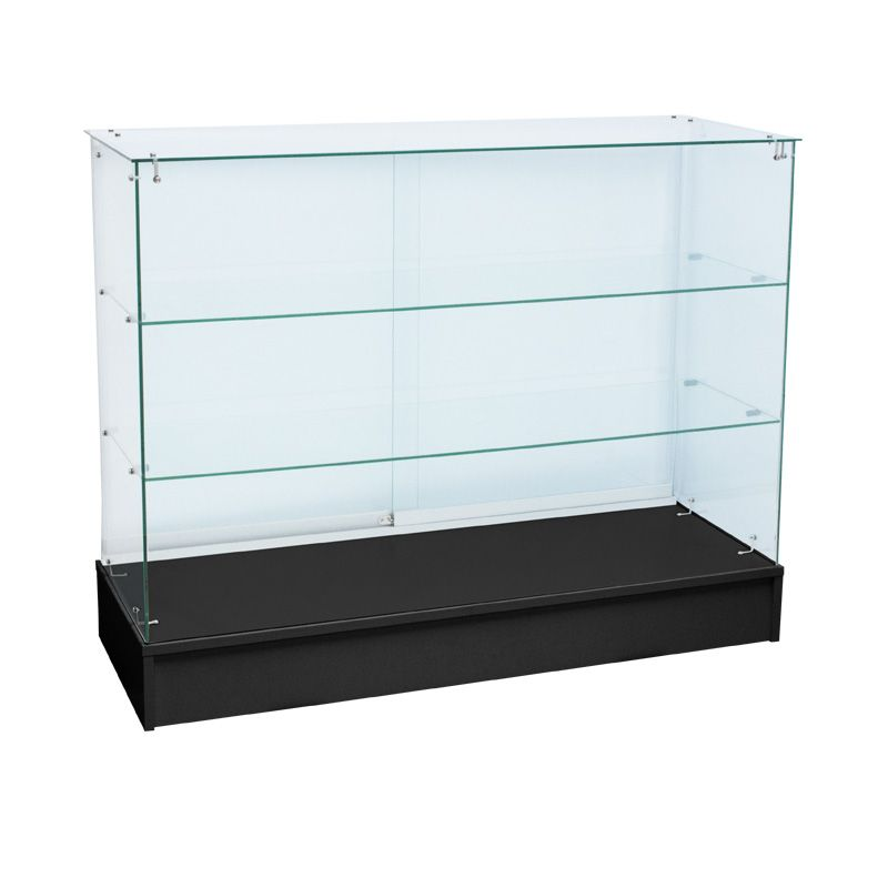 Frameless Glass Showcase 6ft Full Vision Glass Showcase