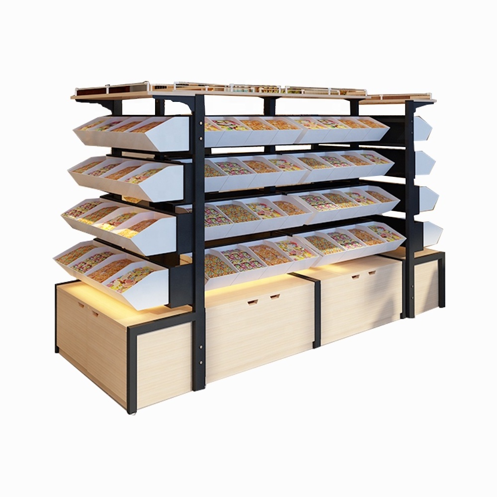 Round Candy Bulk Dry Dry Fruit Shelf Nakajima Cabinet