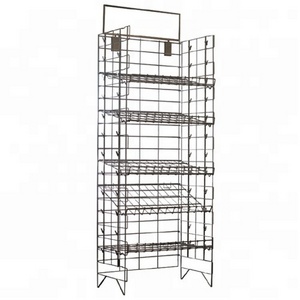 Supermarket snacks wrought iron display racks