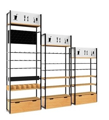 Commercial supermarket and store shelving for miniso