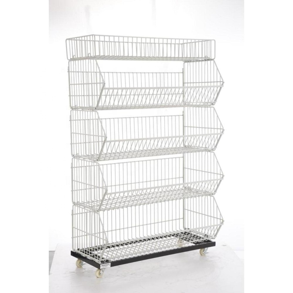 Wire Mesh Shelving With Wheels