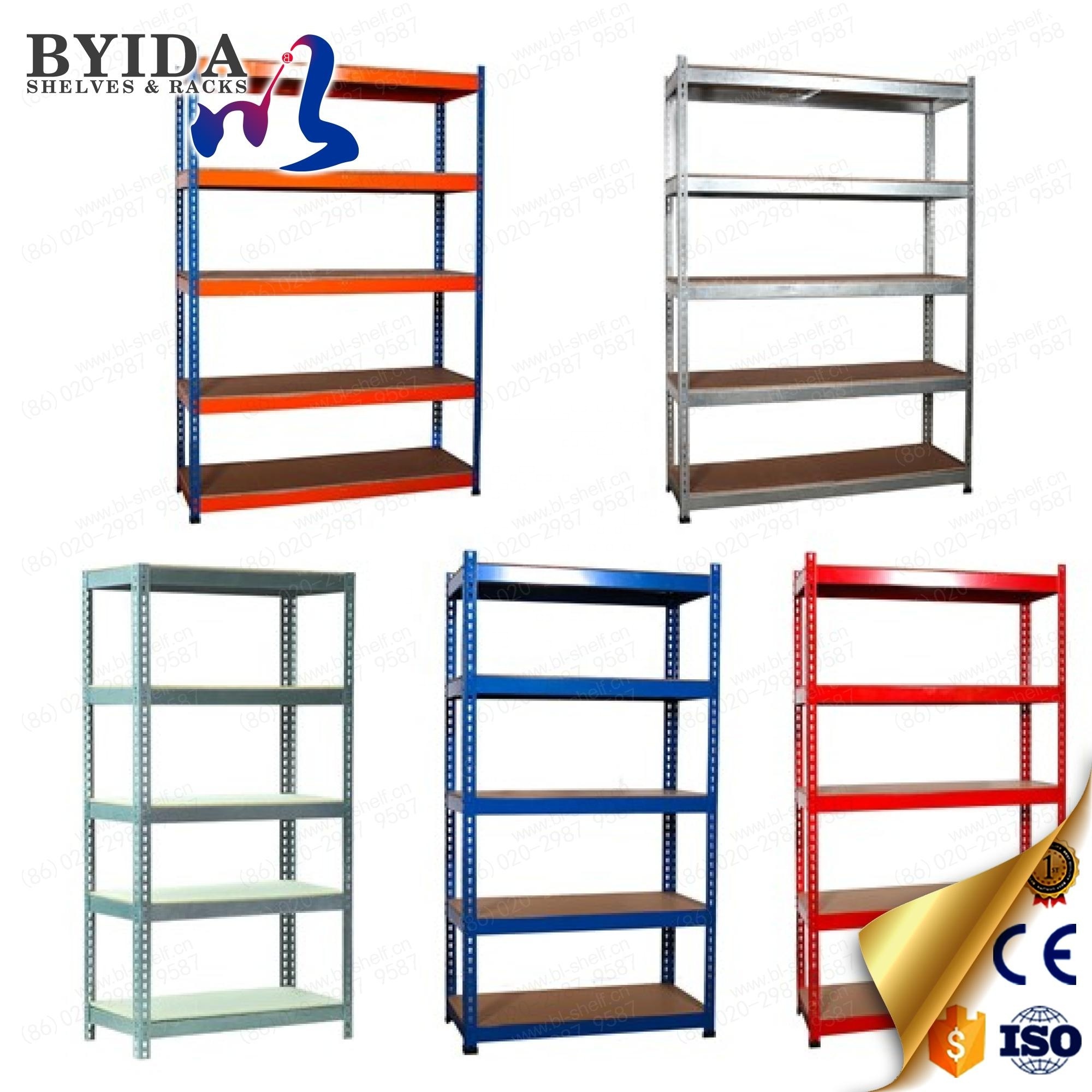 Boltless metal stacking racks warehouse goods rack heavy duty shelves storage racks