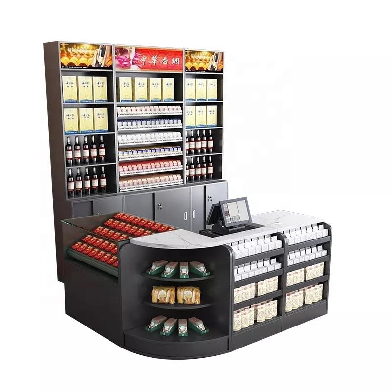 Check out counter wine bottle display stand(Whosale Only & Order cash counter only, MOQ is 3 SETS)