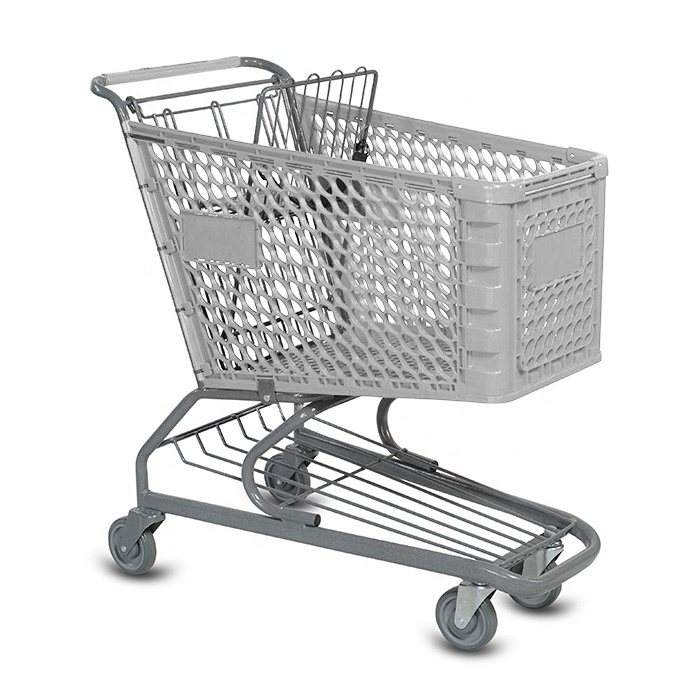 Mini Mart Plastic zart shopping carry trolley