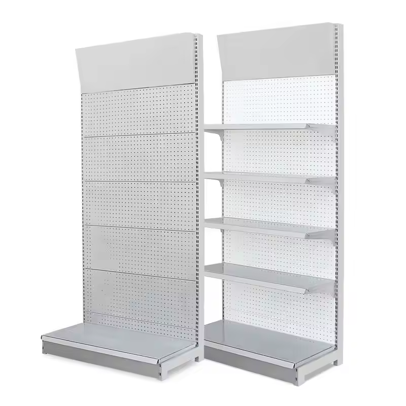 Metal Pegboard Slant Board Rack For Hardware Accessory Display Stand Shelf For Tool Shop