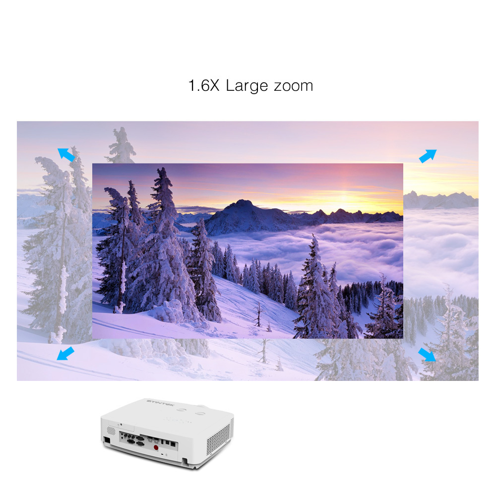 BYINTEK C400K 3LCD 3D hologram Video Proyector Focus Lens Shift 4k Outdoor building Large Venue Projector